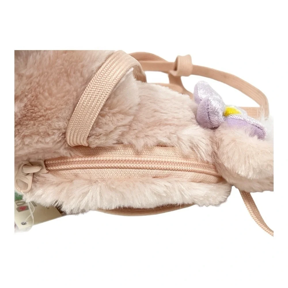 Original Hong Kong Disneyland Duffy and Friends LinaBell Fox Plush Crossbody Bag